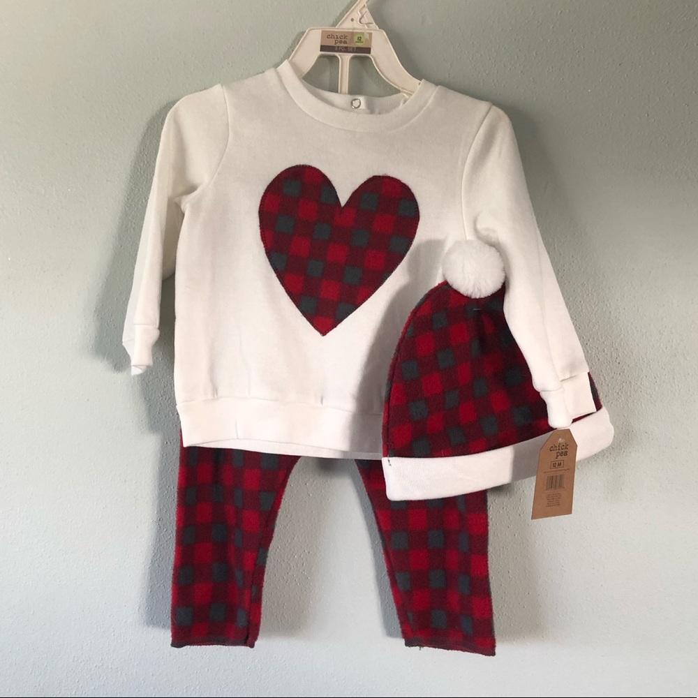 Chick Pea fleece outfit